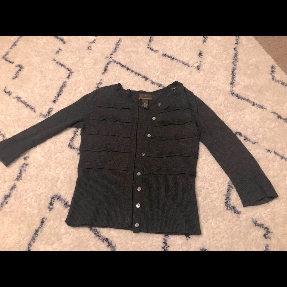 Grey 3/4 cardigan